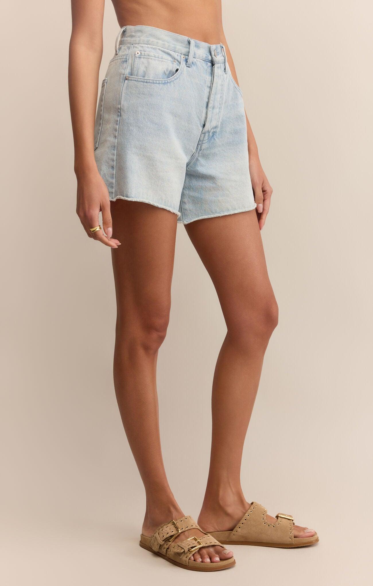 Everyday Hi-Rise Denim Shorts Product Image