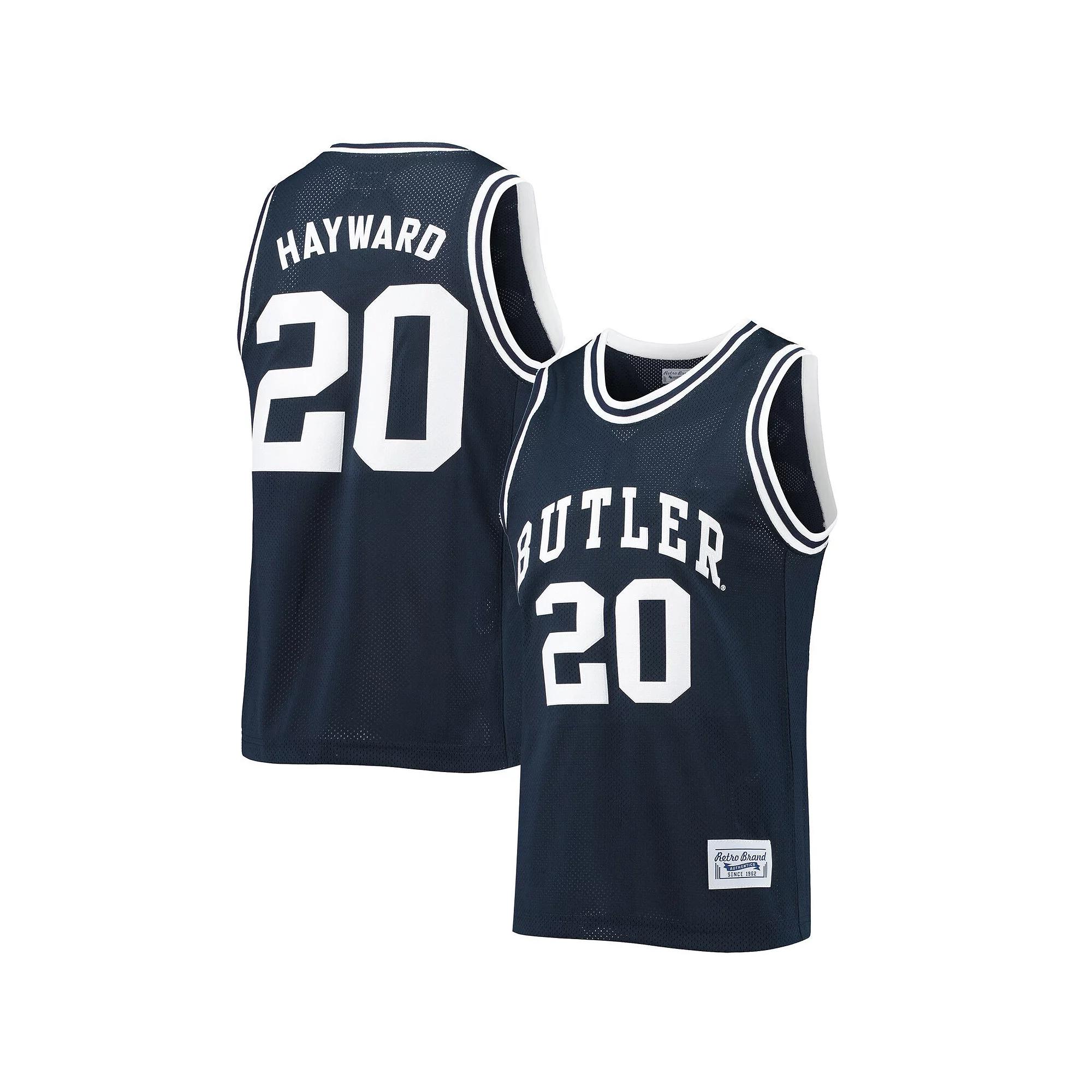 Men's Original Retro Brand Gordon Hayward Navy Butler Bulldogs Commemorative Classic Basketball Jersey,  Product Image