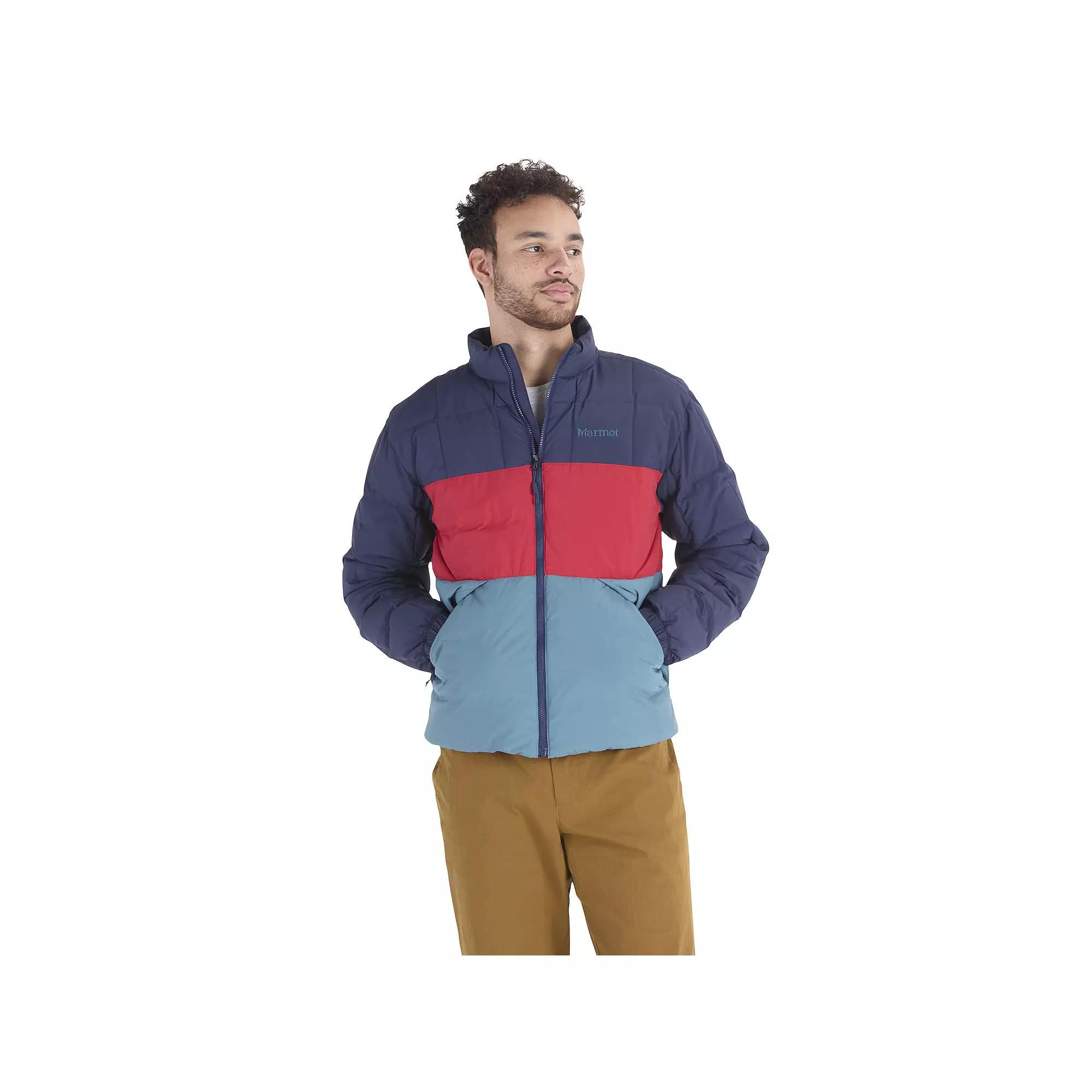 Men's Marmot Ares Colorblock Down Puffer Jacket, Size: Medium, Moon River Product Image