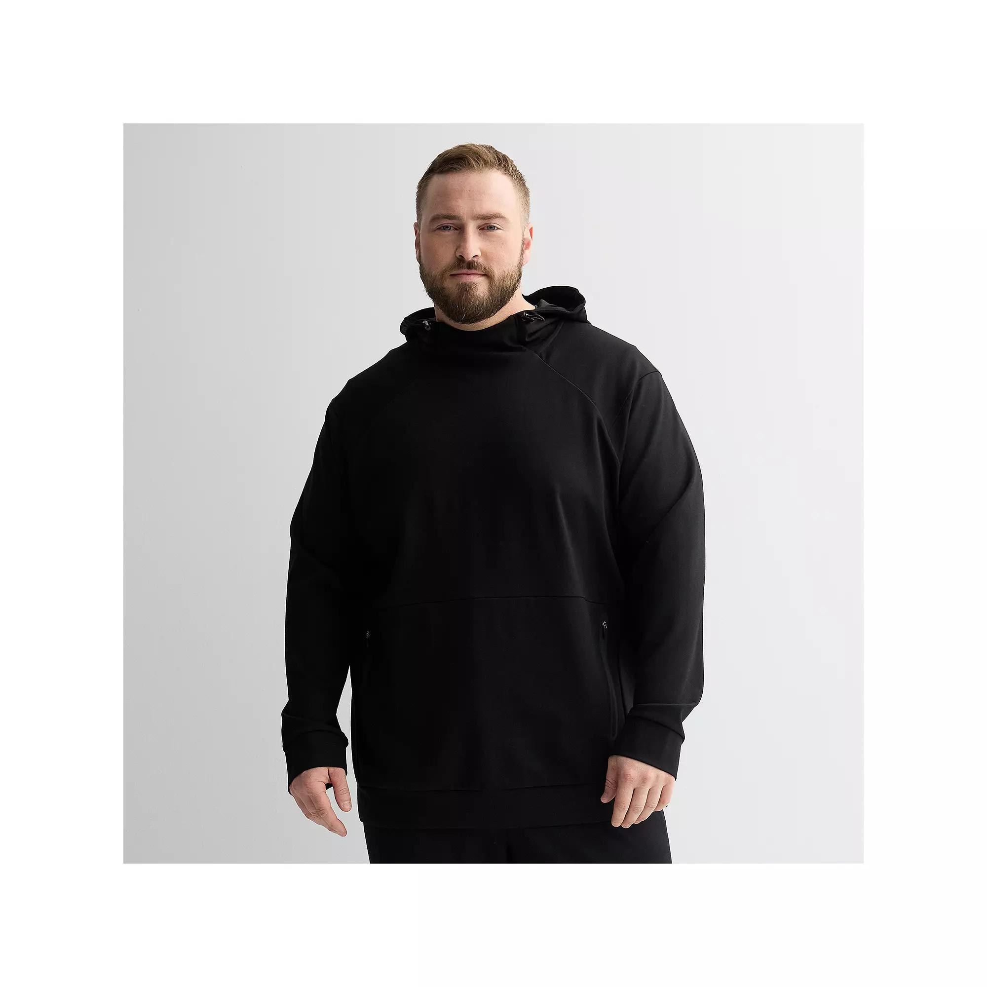 Big & Tall Tek Gear® Performance Ponte Hoodie, Men's, Size: Large Tall, Mineral Black Product Image
