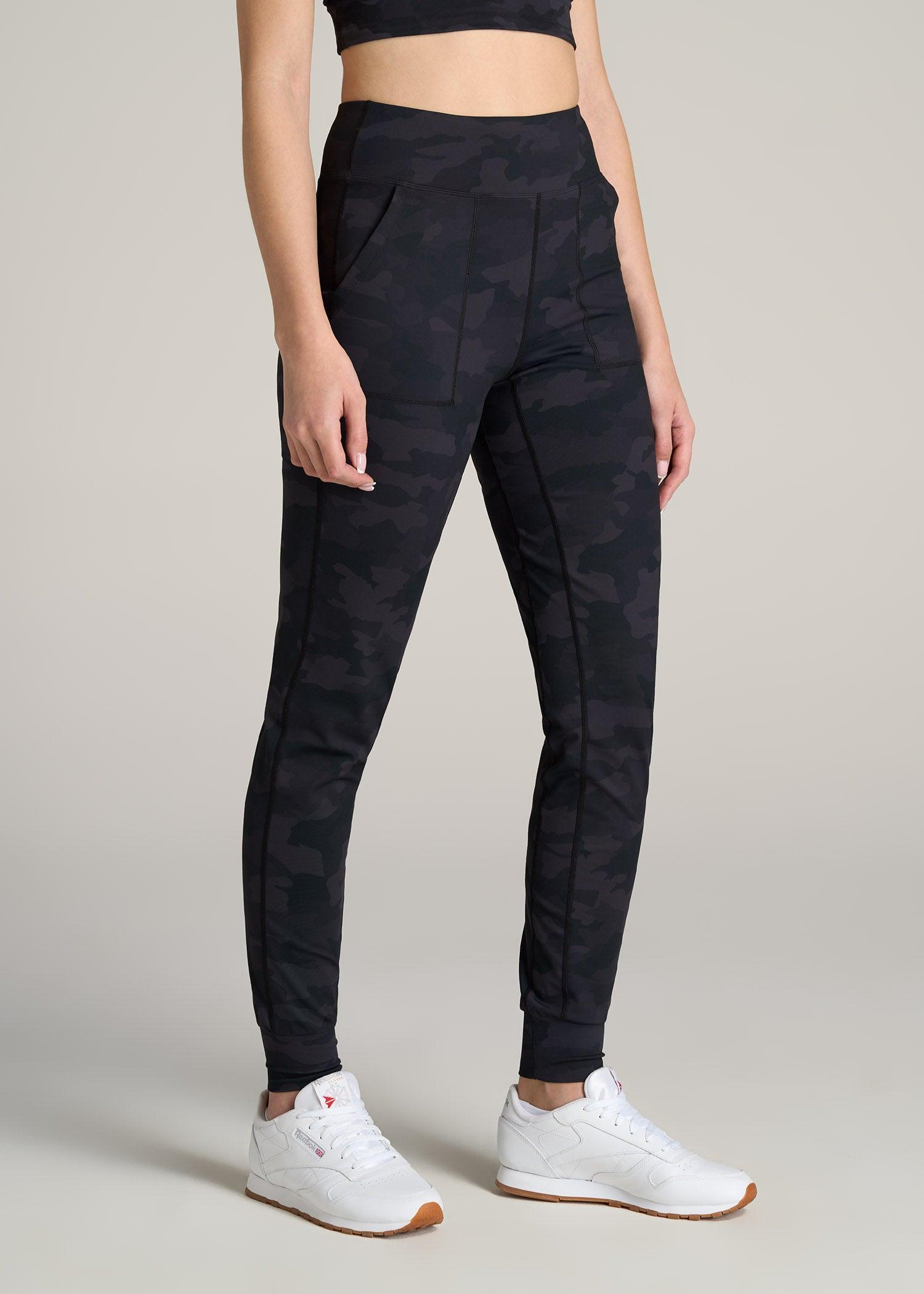 Balance Pocket Joggers for Tall Women in Grey Camo Female Product Image