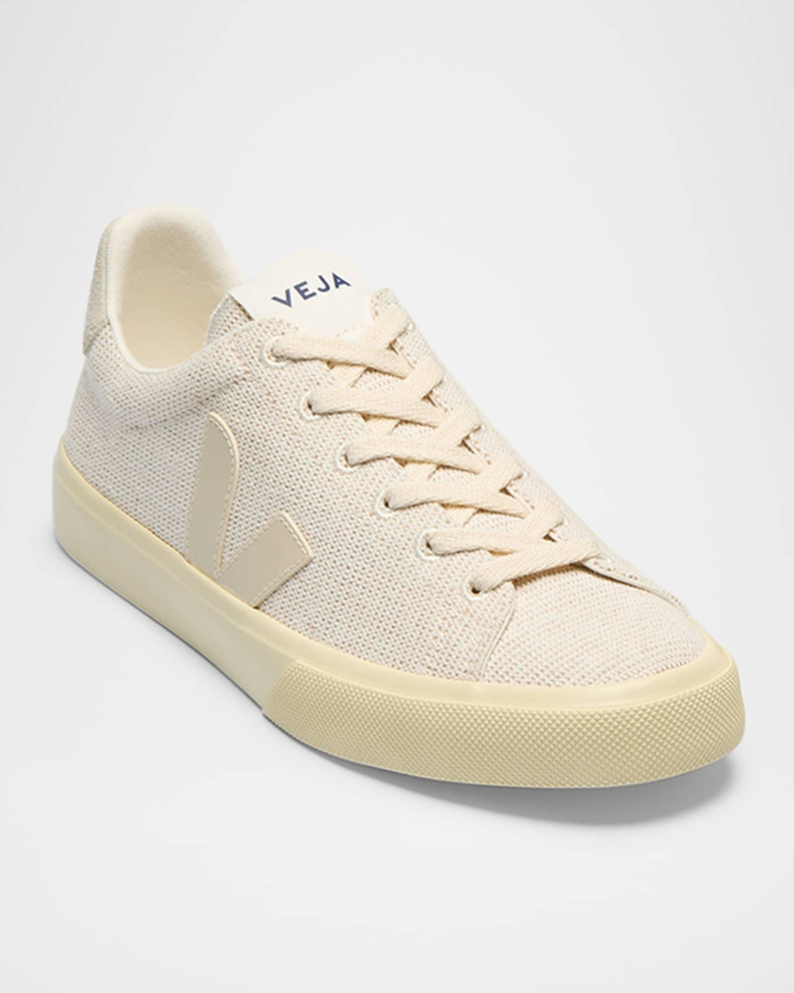 Campo Jute Raffia Low-Top Sneakers Product Image