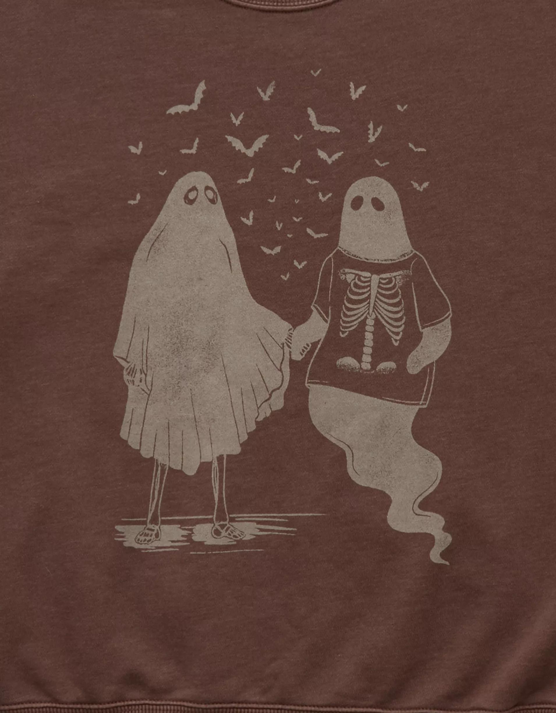 AE Halloween Graphic Sweatshirt Product Image