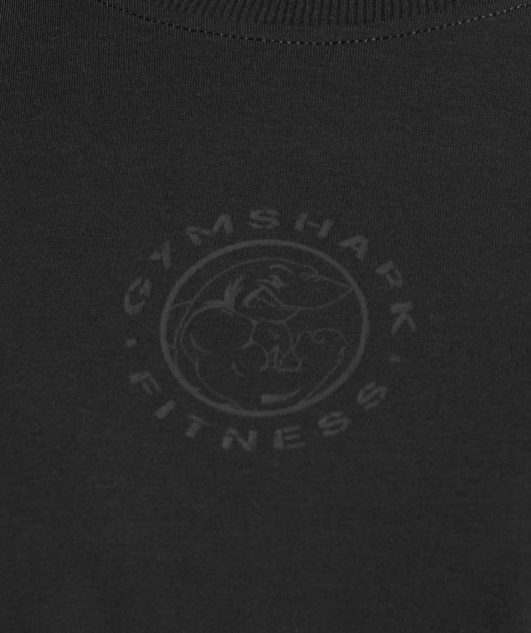 Gymshark Legacy Logo Oversized T-Shirt - Black Female Product Image