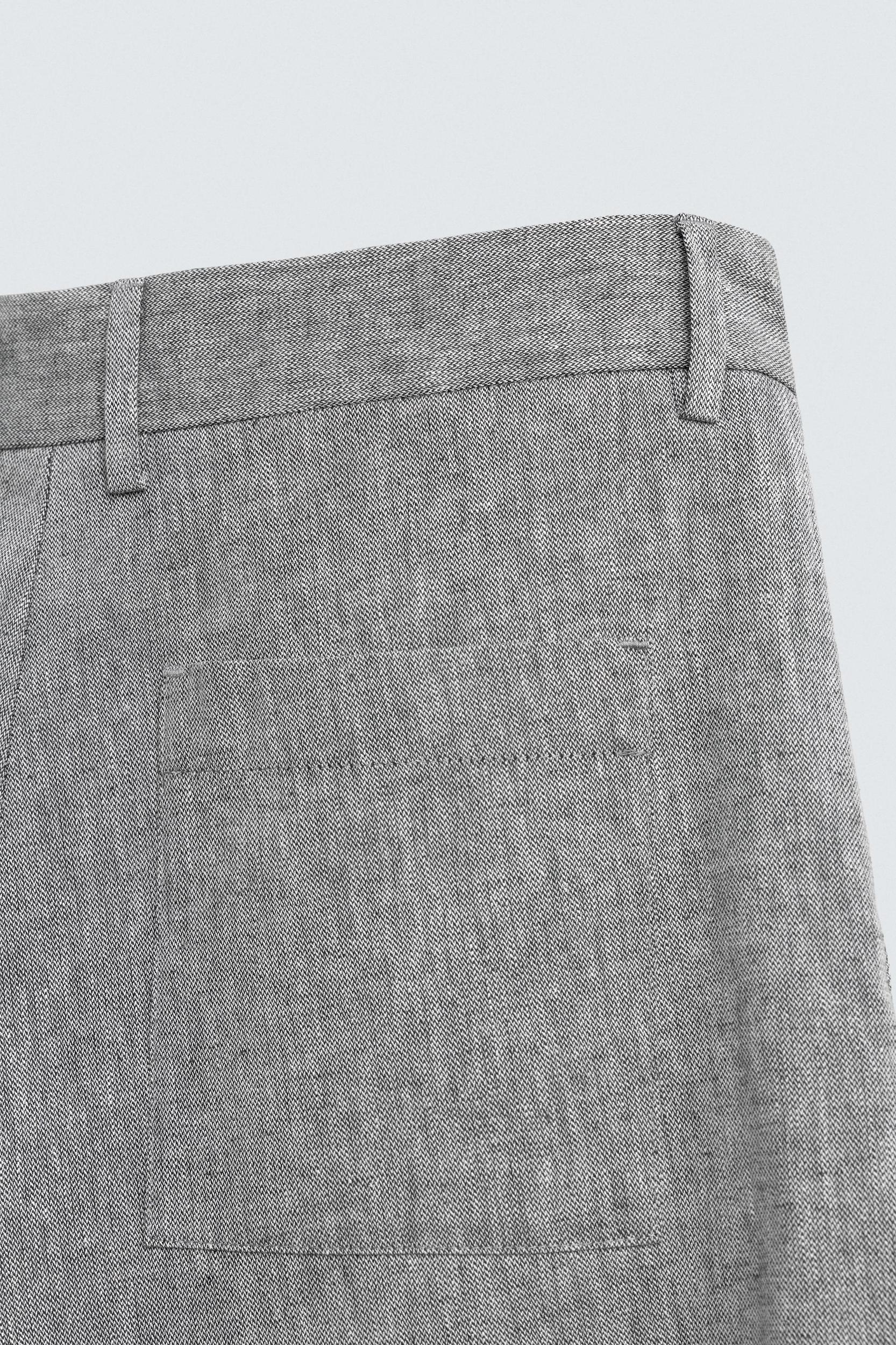 COTTON LINEN SHORTS Product Image