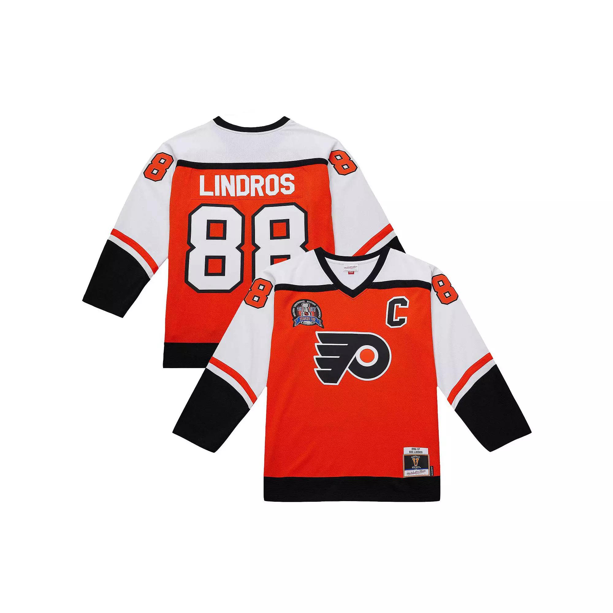 Men's Eric Lindros Orange Philadelphia Flyers 1996-97 Power Play Jersey,  Product Image