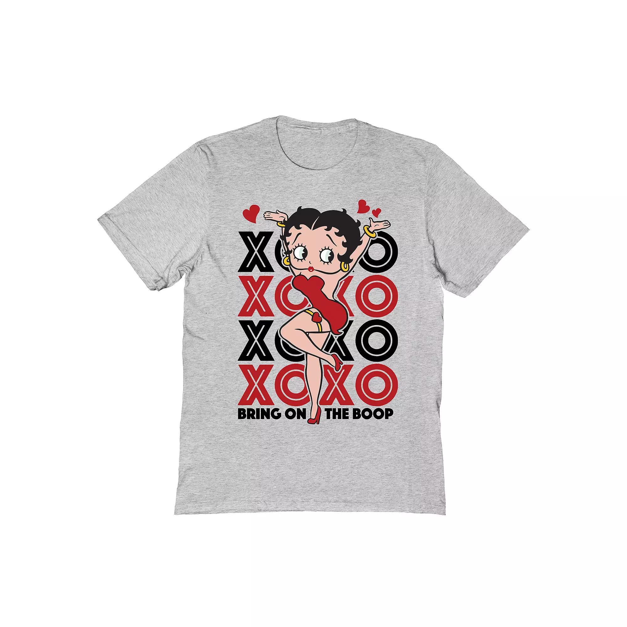 Men's Betty Boop T-Shirt, Size: XXL, Sport Grey Product Image