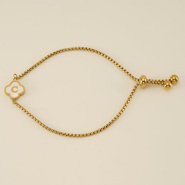 Clover Initial Bracelets Product Image