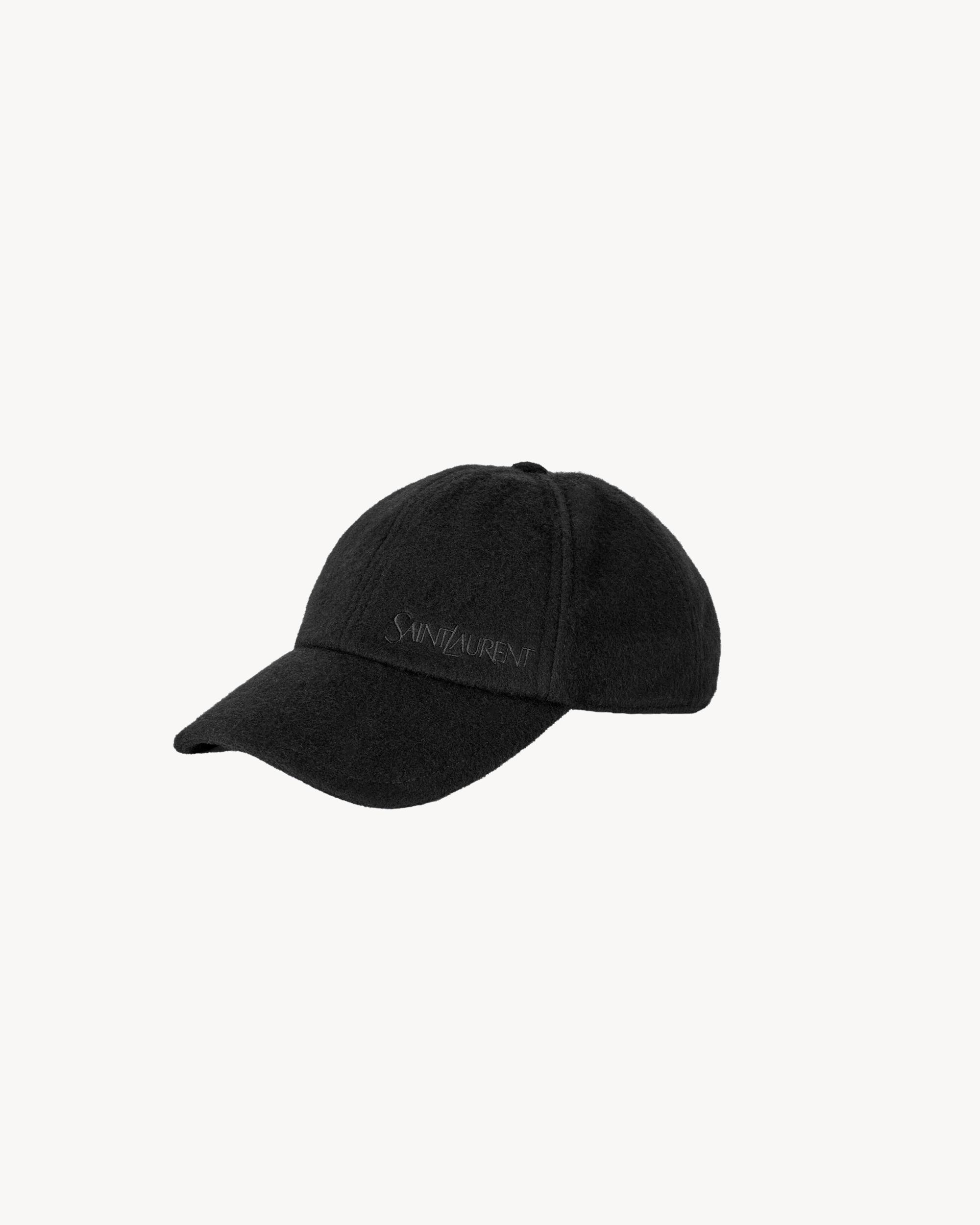 SAINT LAURENT vintage cap in cashmere Product Image