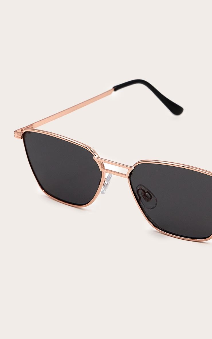 Gold Squared Cat Eye Sunglasses Product Image