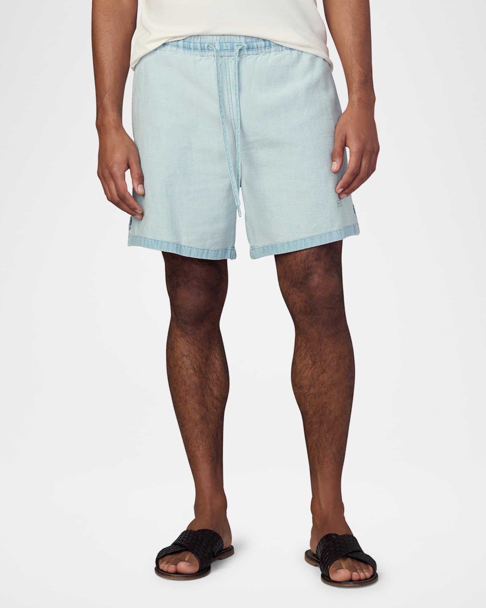 Men's Reverse Chambray Drawstring Shorts Product Image