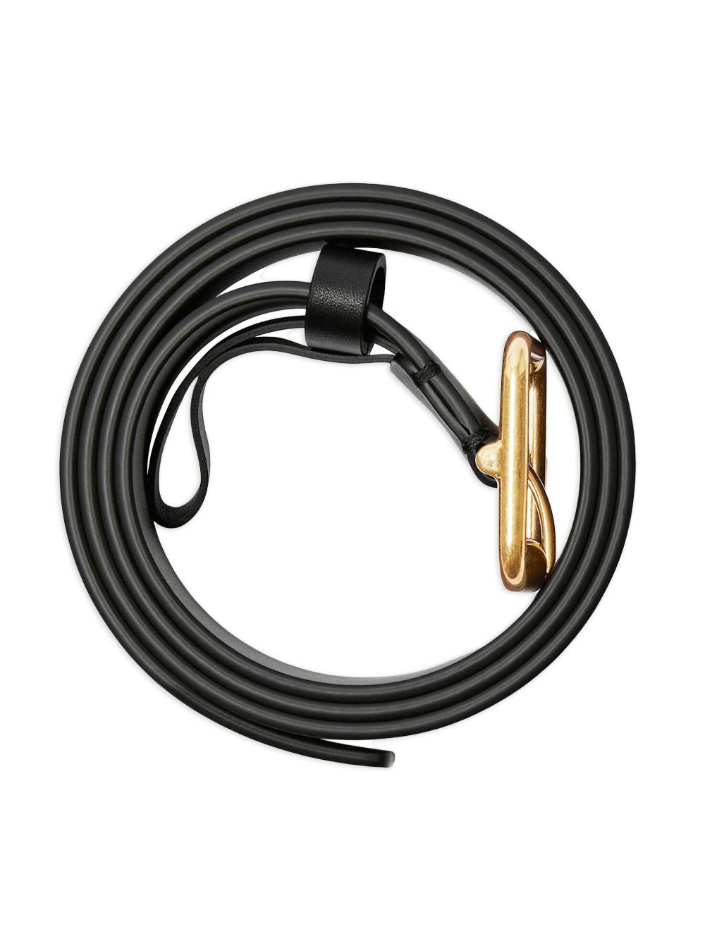 B Buckle leather belt Product Image