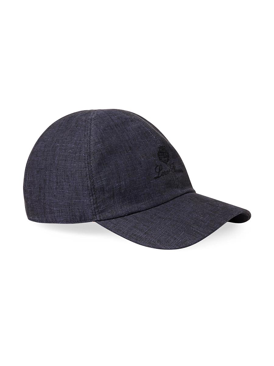 Mens Linen Baseball Cap Product Image
