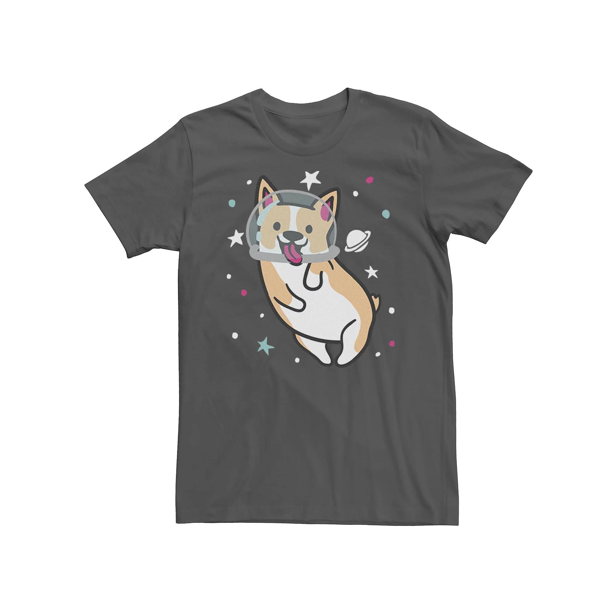 Men's Space Corgi Graphic Tee,  Product Image