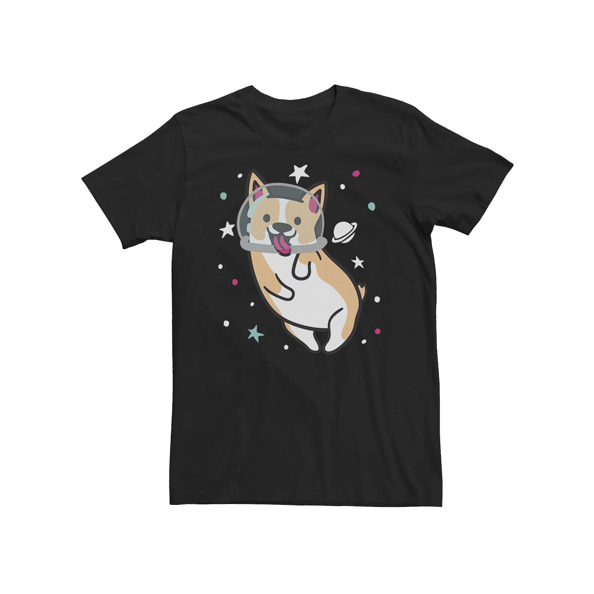 Men's Space Corgi Graphic Tee,  Product Image