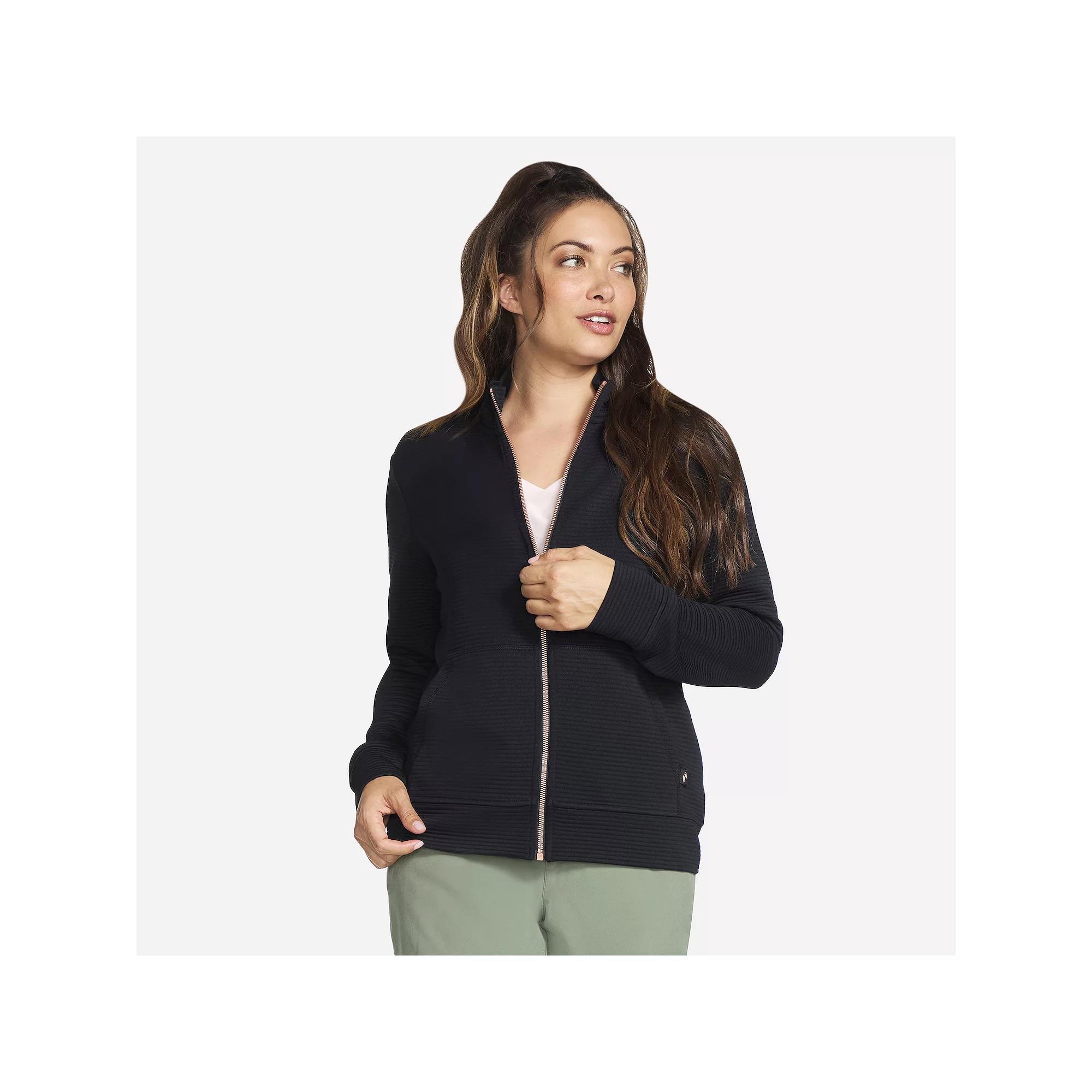 Women's Skechers® The Go Walk® Ottoman Cozy Fit Zip-Up Jacket,  Product Image