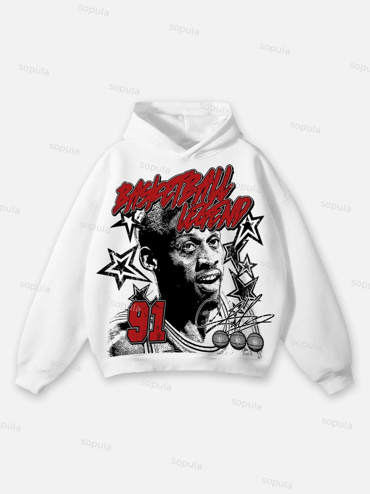 Sopula Basketball Legend Graphic Hoodie Product Image