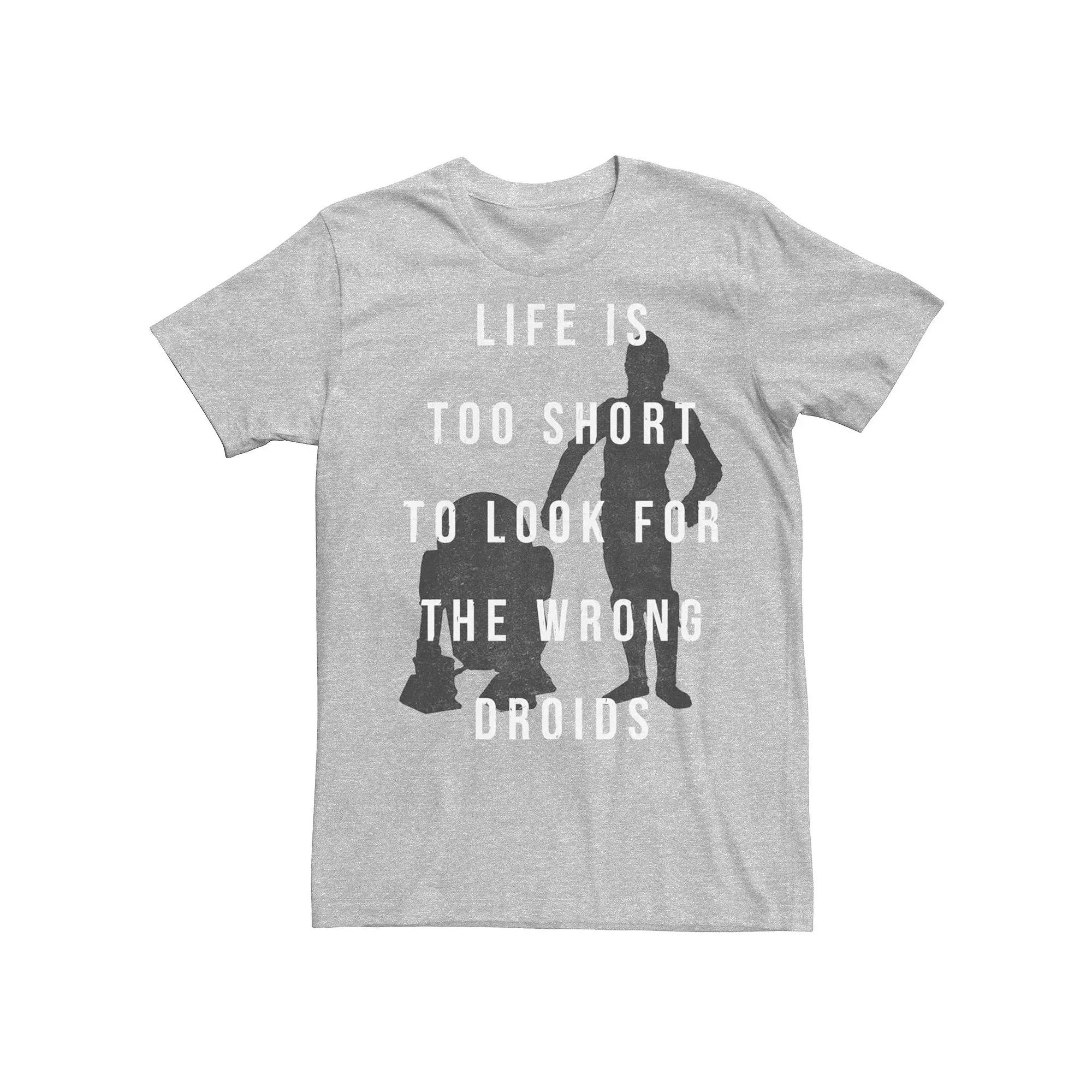 Men's Star Wars R2-D2 C-3PO Life's Too Short Graphic Tee,  Product Image