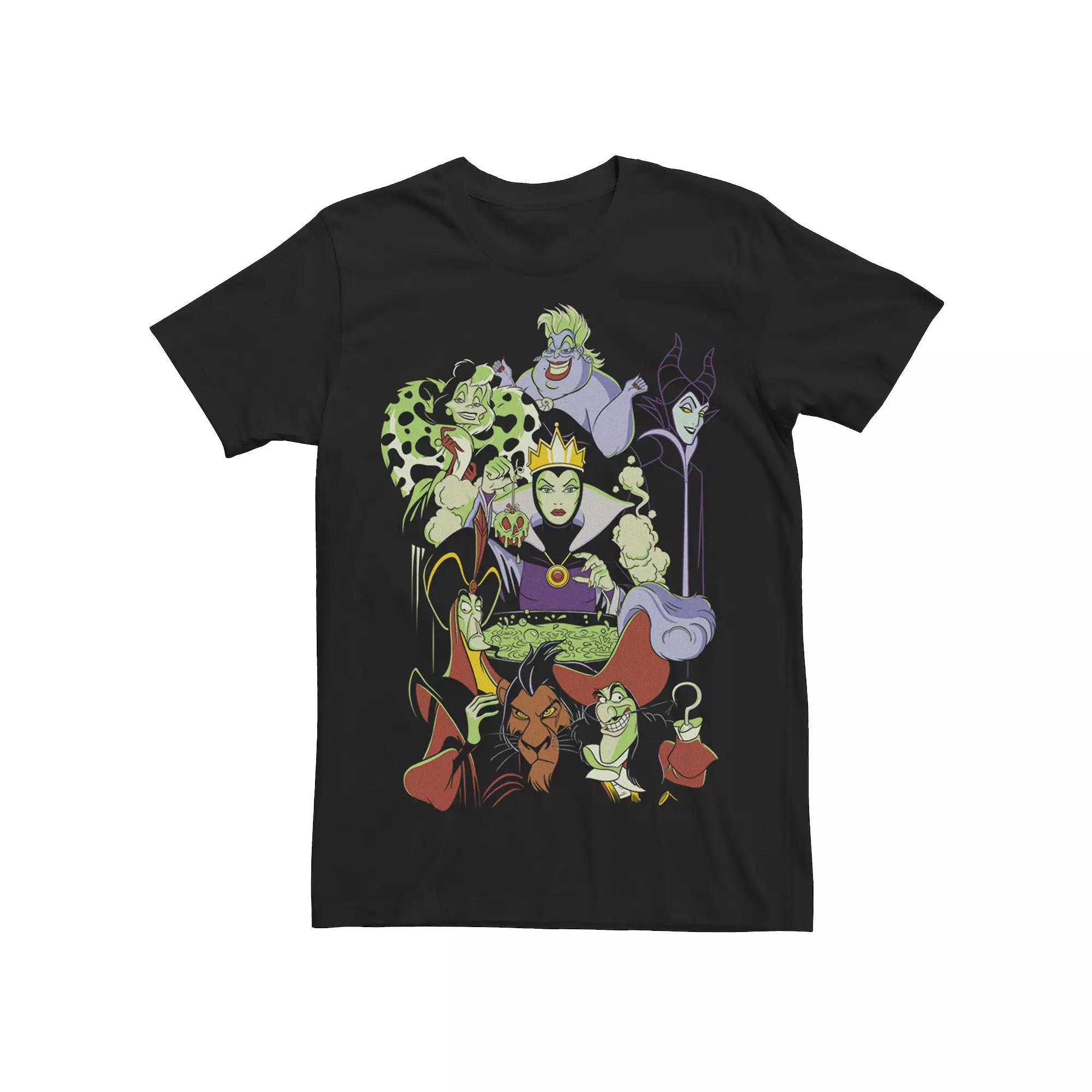 Disney Villains Men's Cauldron Group Shot Tee,  Product Image