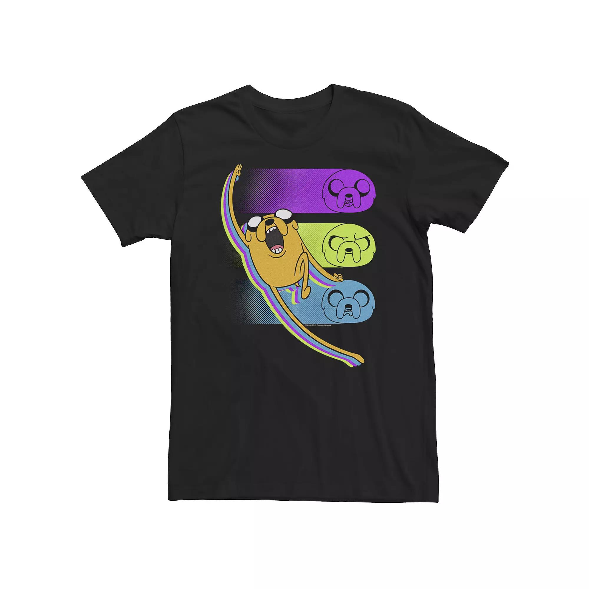 Big & Tall Cartoon Network Adventure Time Jake Emotions Tee, Men's,  Product Image