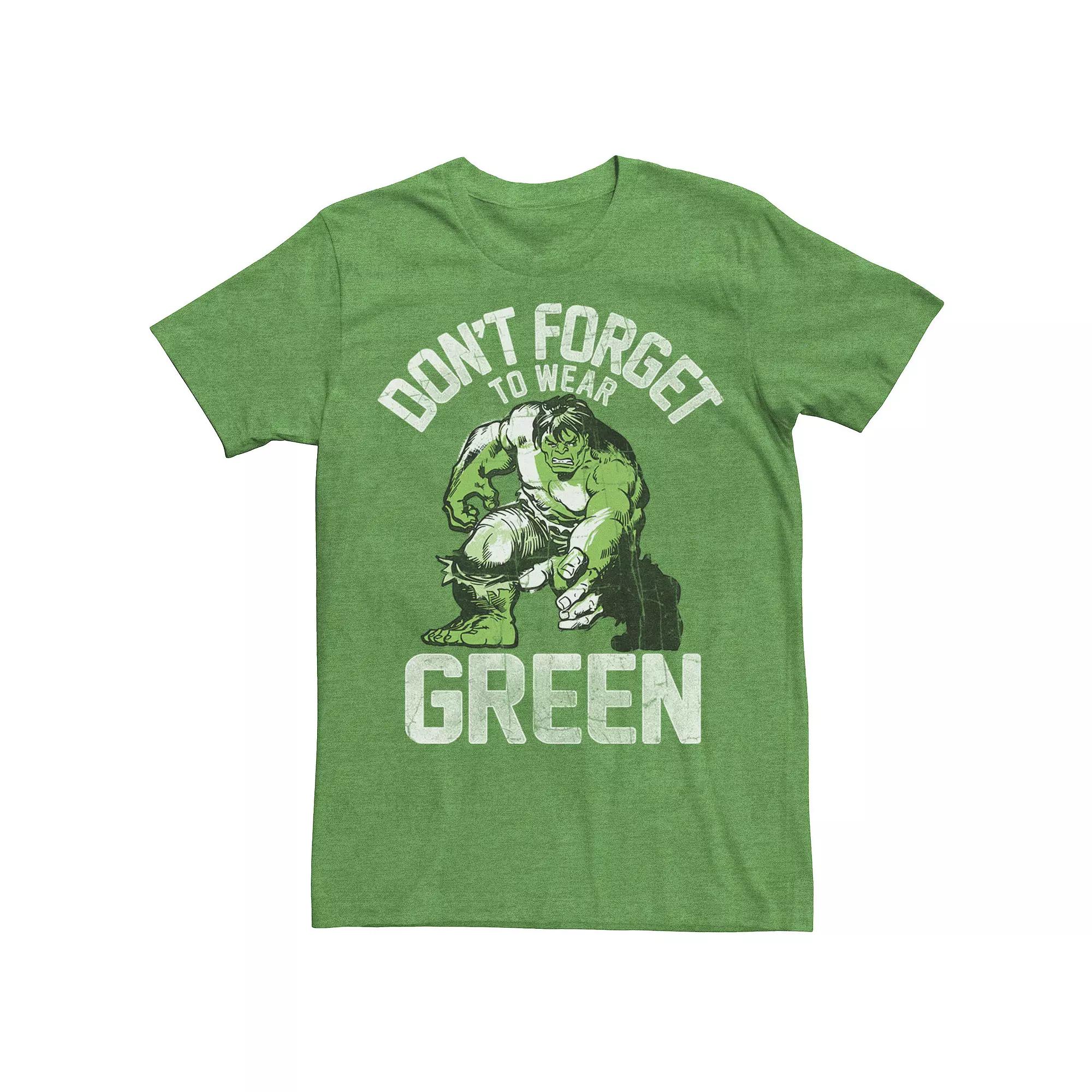 Men's Marvel Hulk Don't Forget Green St. Patrick's Day Tee,  Product Image