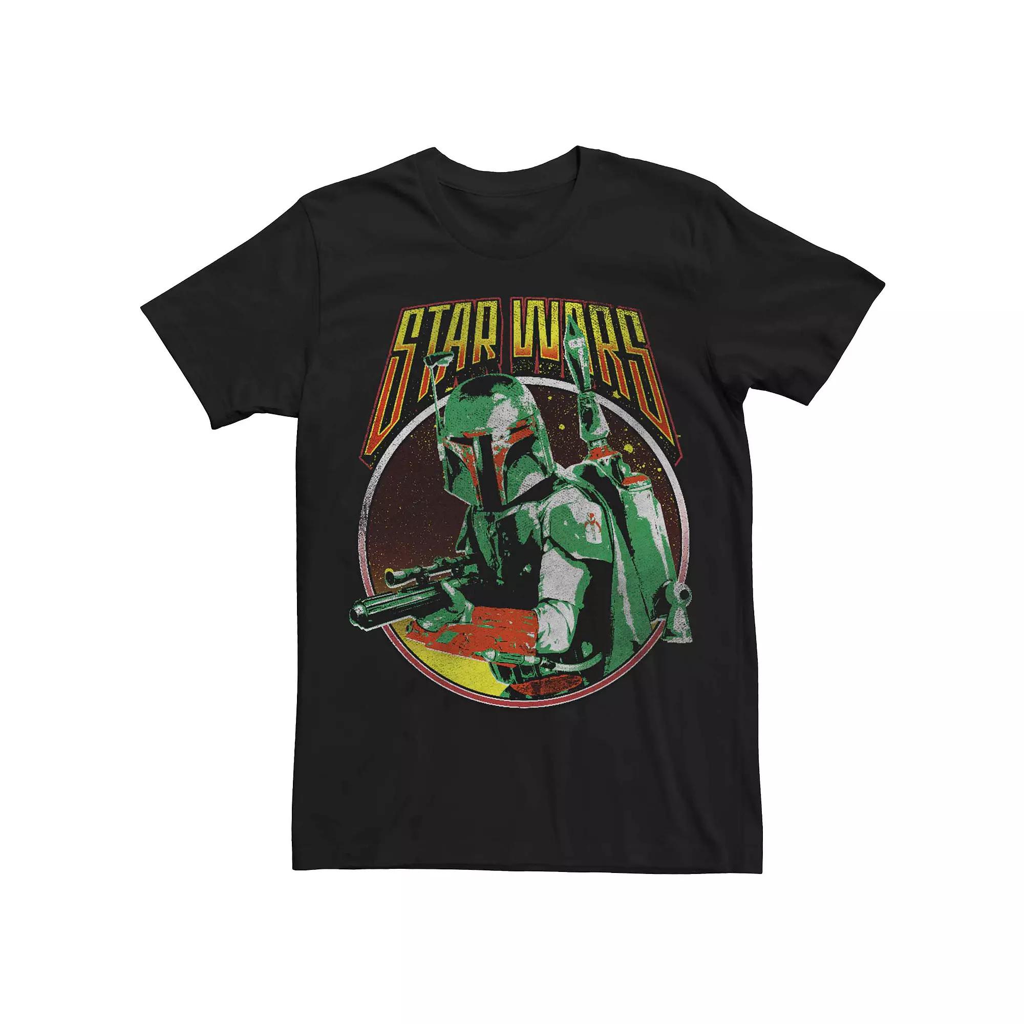 Men's Star Wars Boba Fett Retro Poster Tee,  Product Image