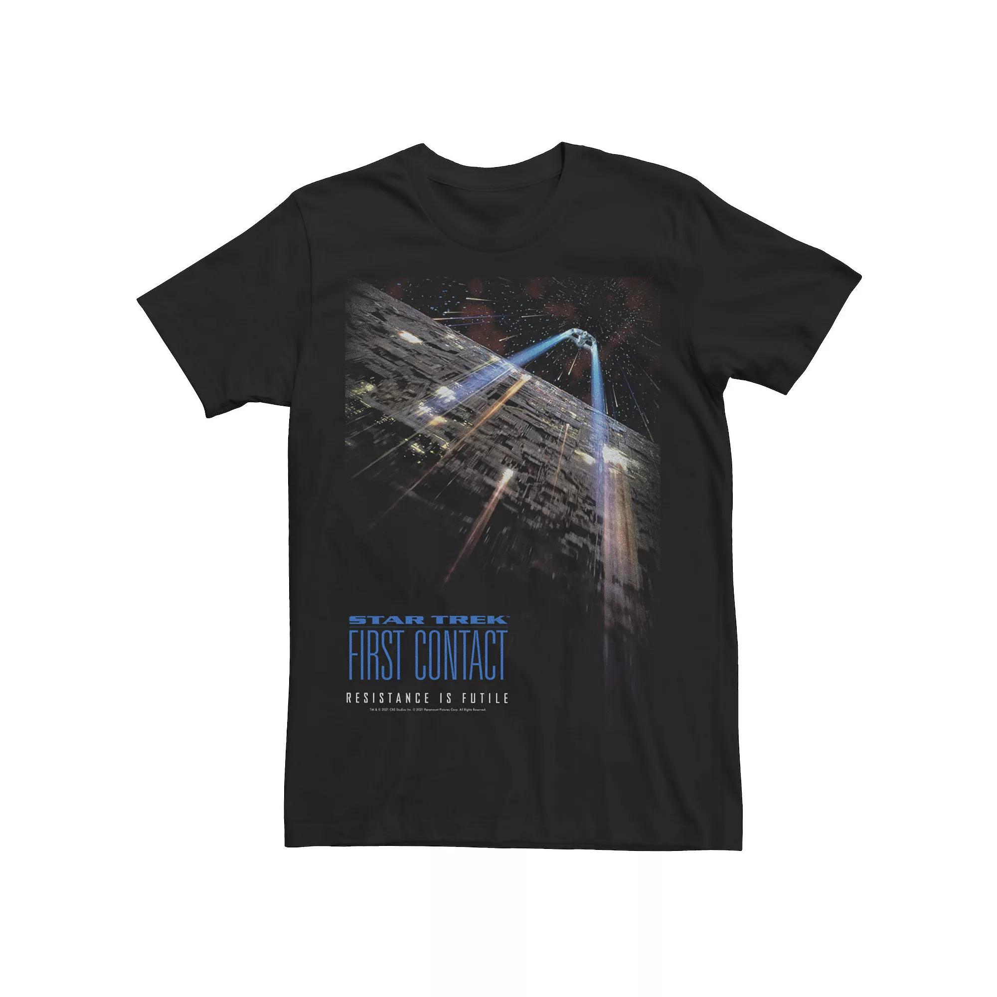 Men's Star Trek First Contact Movie Poster Tee,  Product Image
