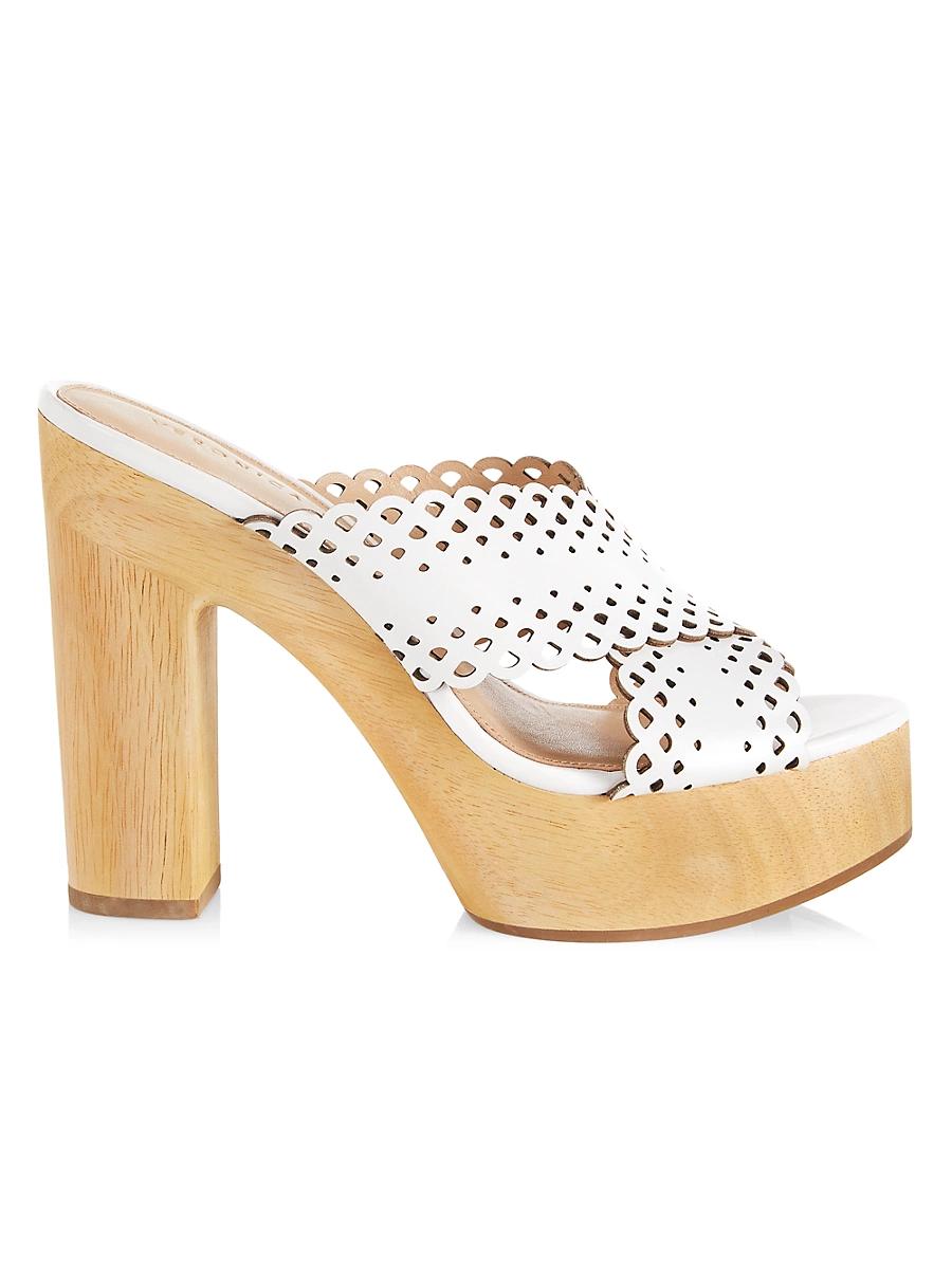 Womens Gaynor Platform Leather Sandals Product Image