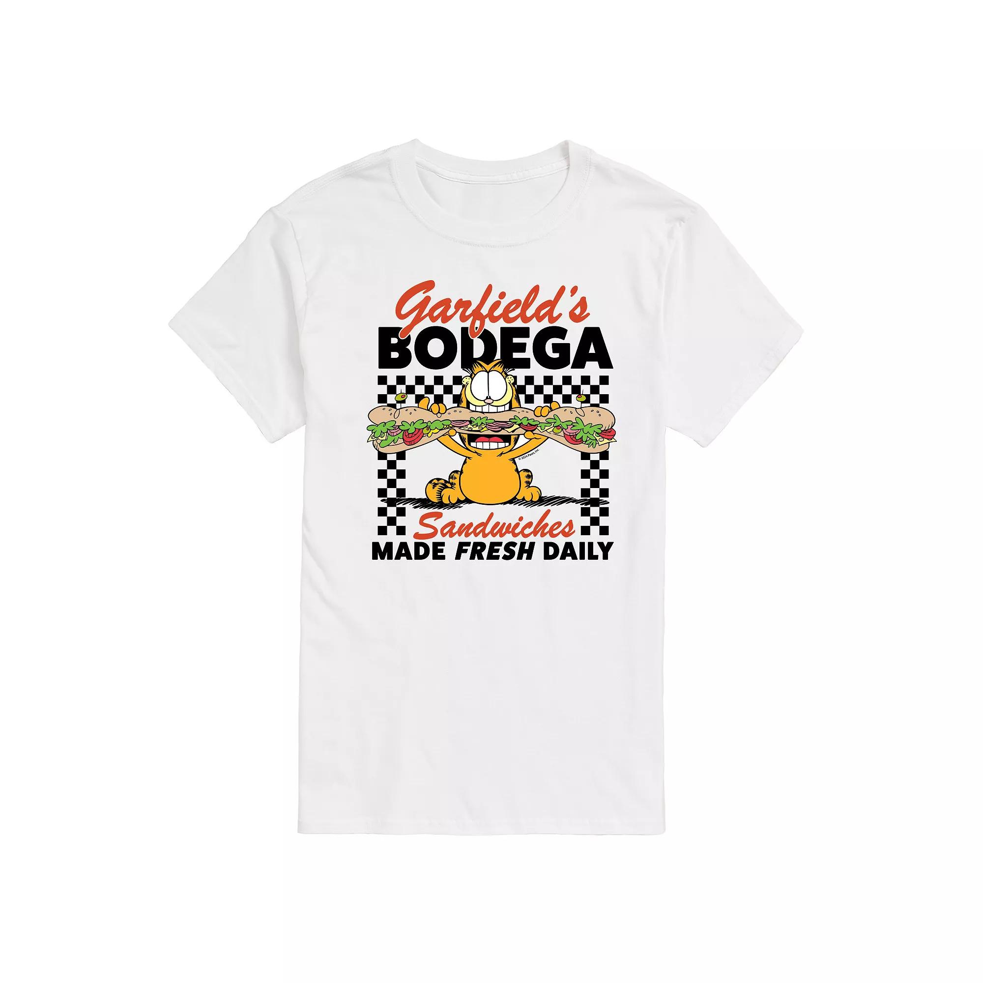 Big & Tall Garfield Bodega Sandwiches Graphic Tee, Men's,  Product Image