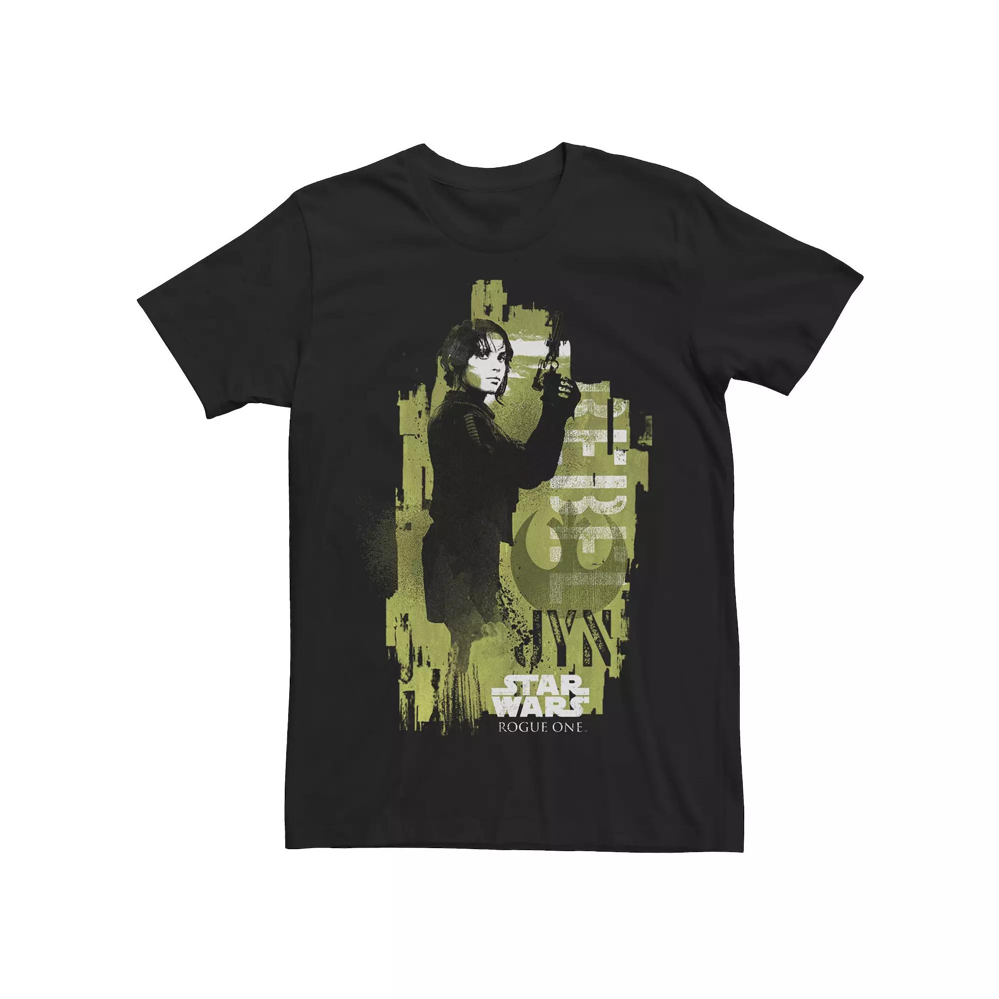 Men's Star Wars Rogue One Jyn Erso Stencil Portrait Tee,  Product Image