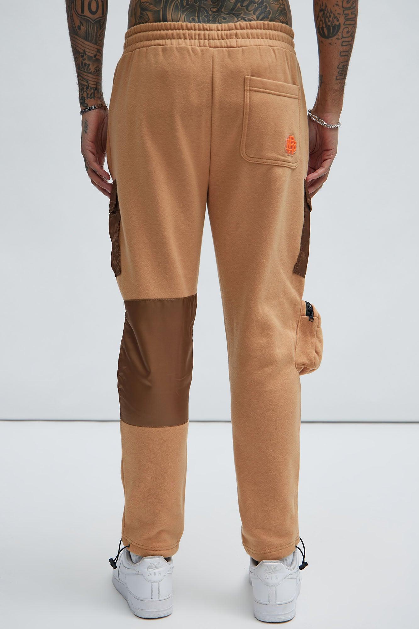 Stay Ready Cargo Sweatpants - Tan Product Image