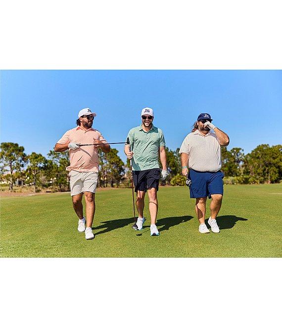 Breezy Golf Heatin Up Short Sleeve Polo Shirt Product Image