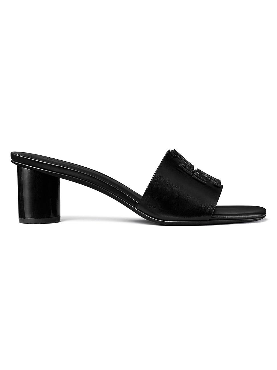 Womens Ines 55MM Leather Mules Product Image