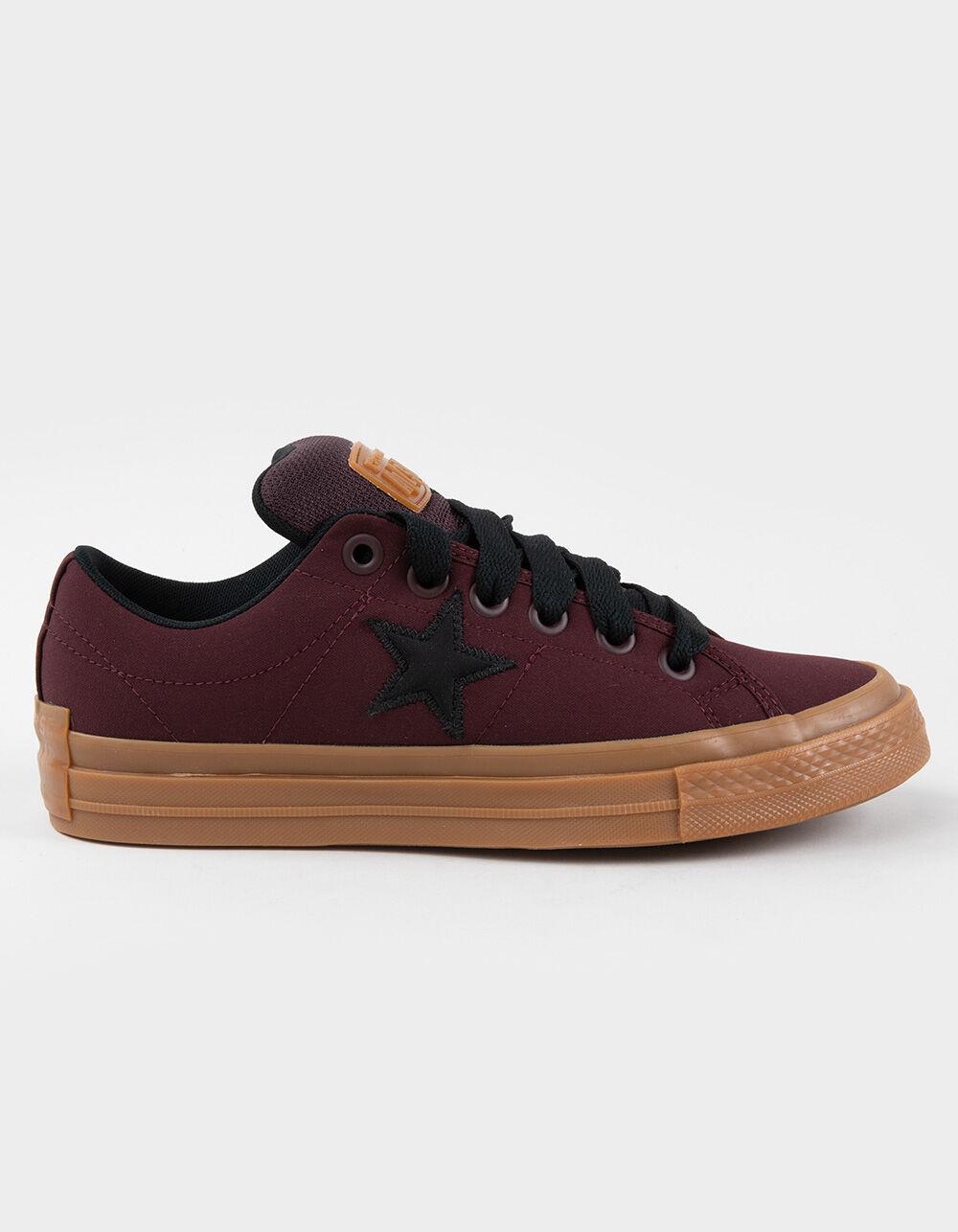 CONVERSE One Star Puff Shoes - BURGUNDY Product Image