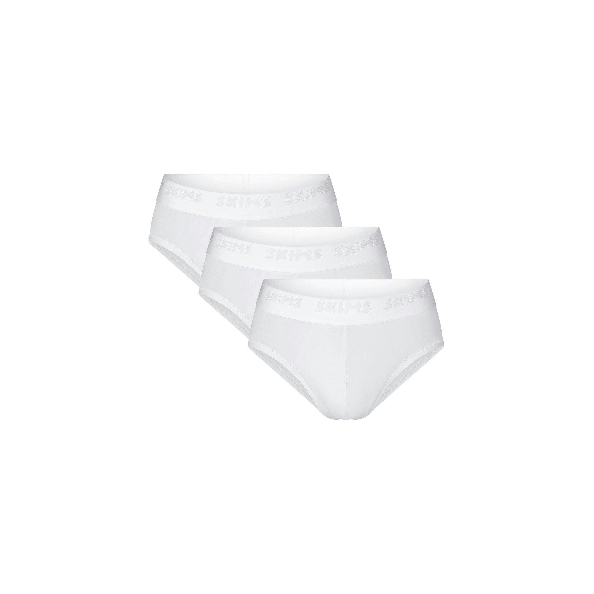 SKIMS STRETCH MENS BRIEF 3-PACK | CHALK Product Image