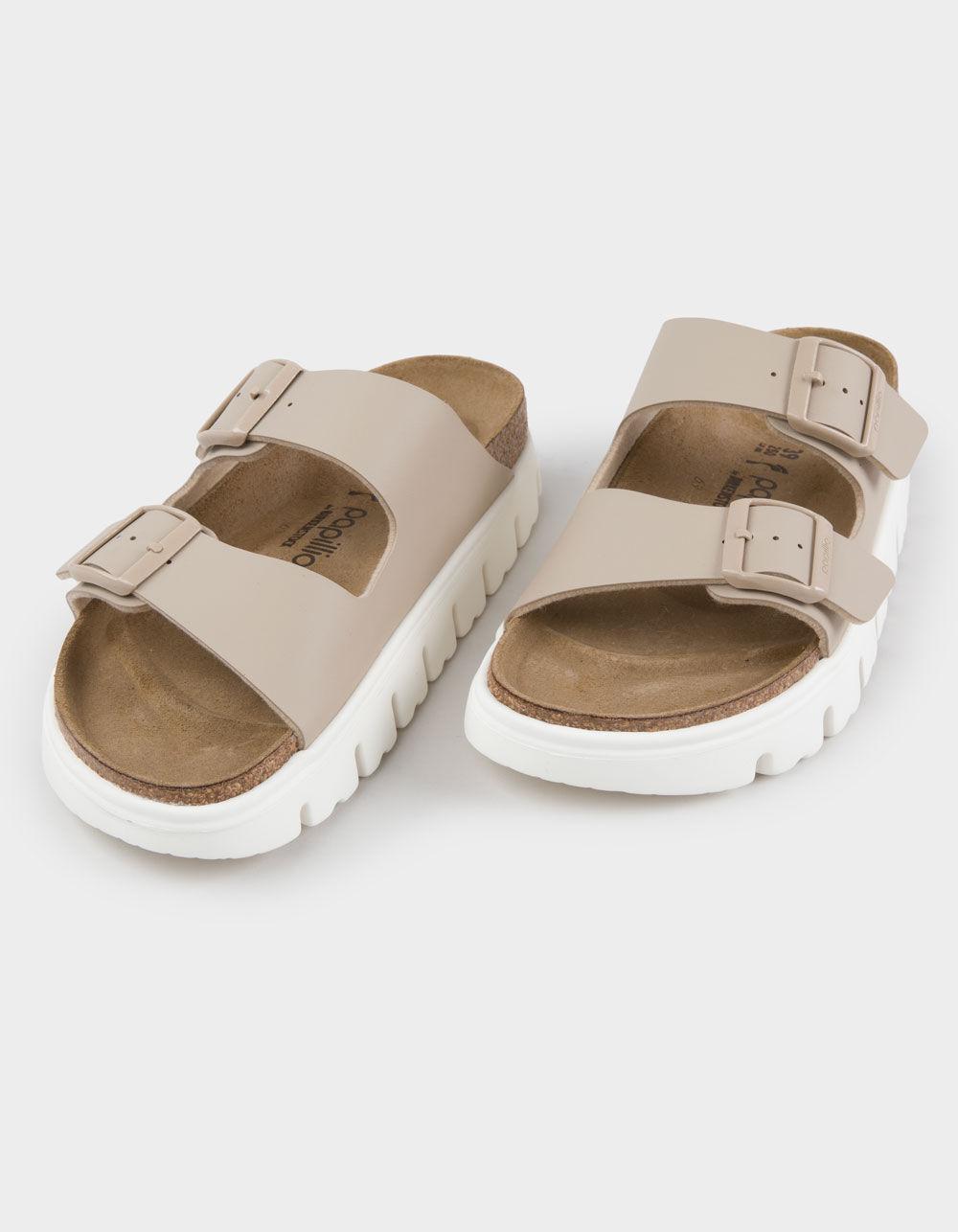 BIRKENSTOCK Arizona Womens Chunky Platform Sandals - SAND Product Image