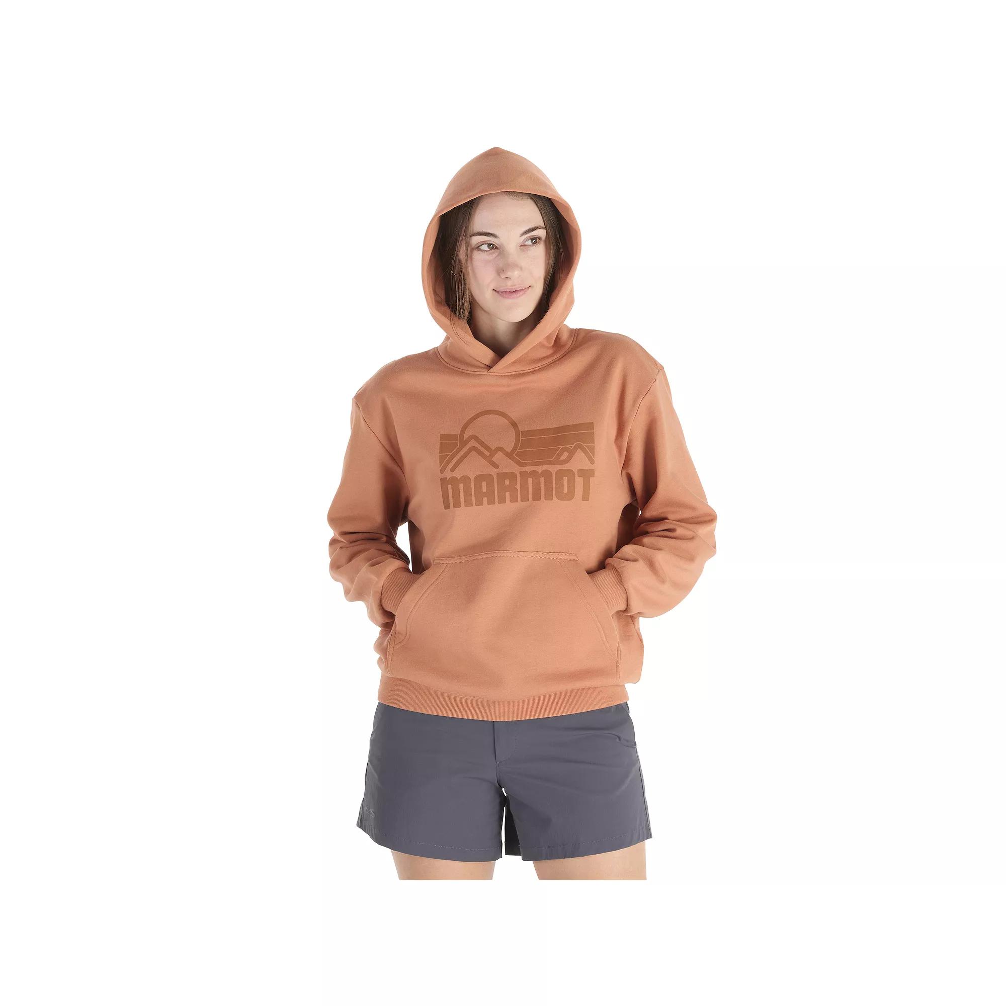 Women's Marmot Coastal Fleece Pullover Hoodie, Size: Small, Grey Product Image