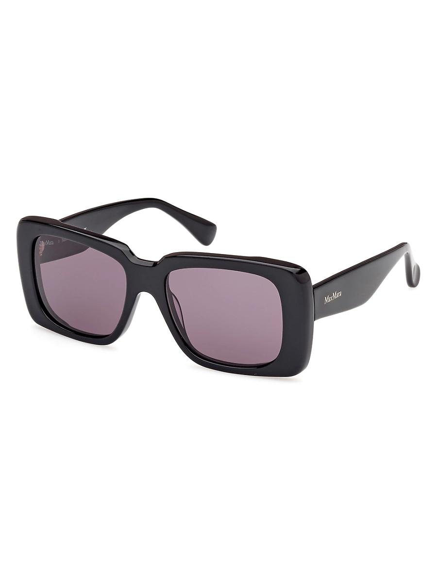 Womens 53MM Rectangular Sunglasses Product Image