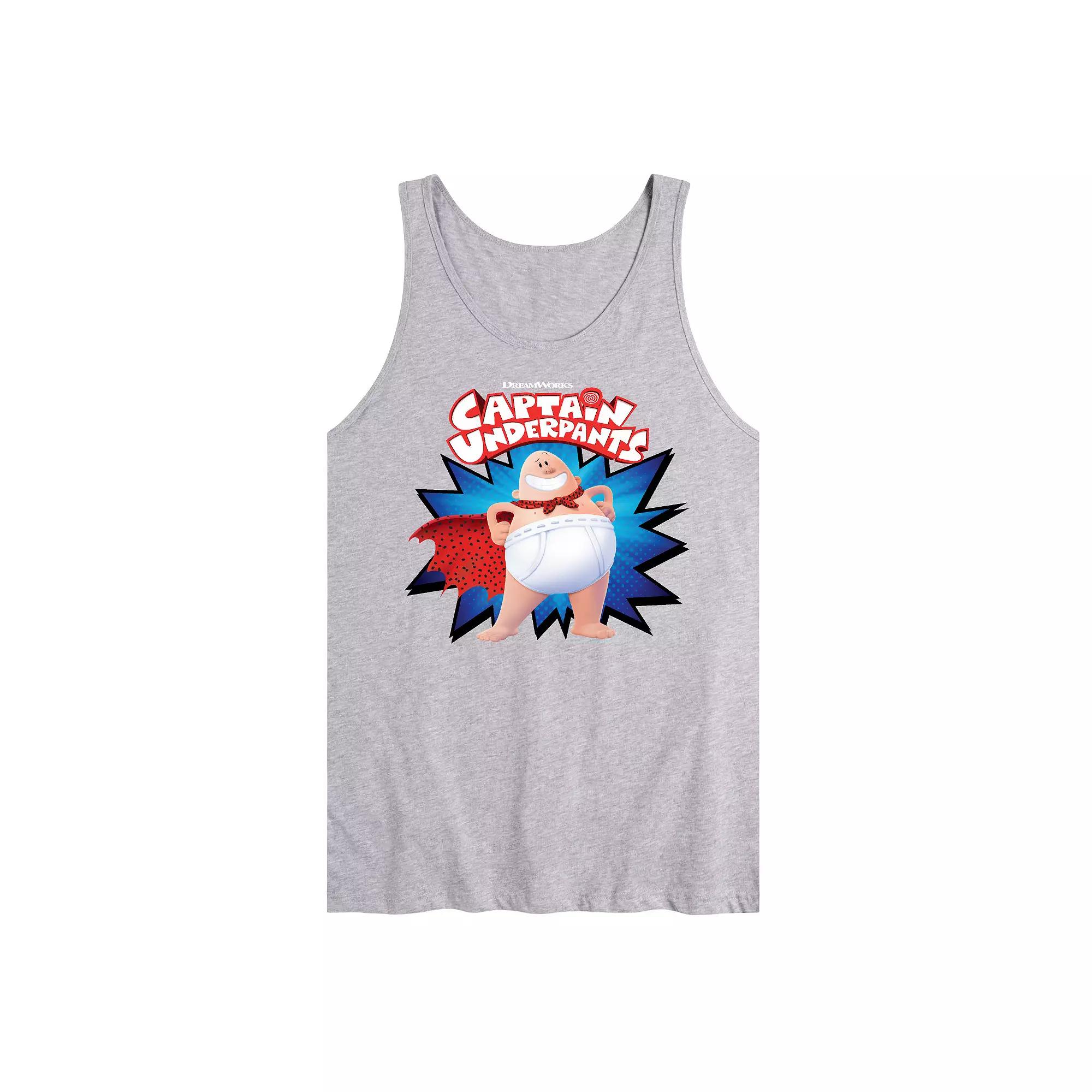Men's Captain Underpants Logo Tank Top,  Product Image