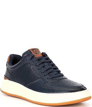 Cole Haan Mens GrandPr Crossover Leather Sneakers Product Image