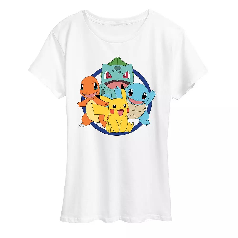 Women's Pokemon Round Group Graphic Tee,  Product Image