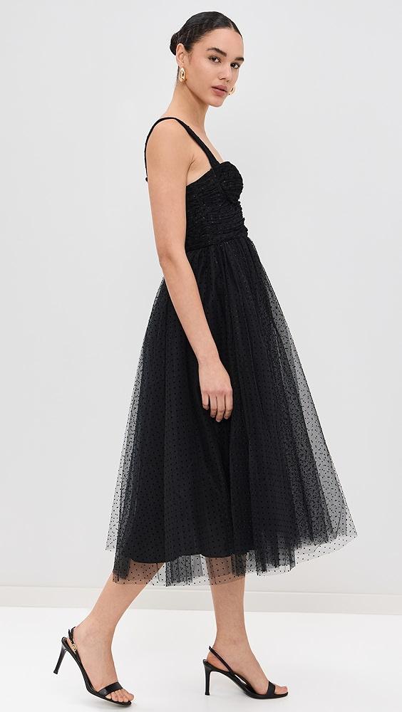 Zimmermann Tulle Midi Dress | Shopbop Product Image