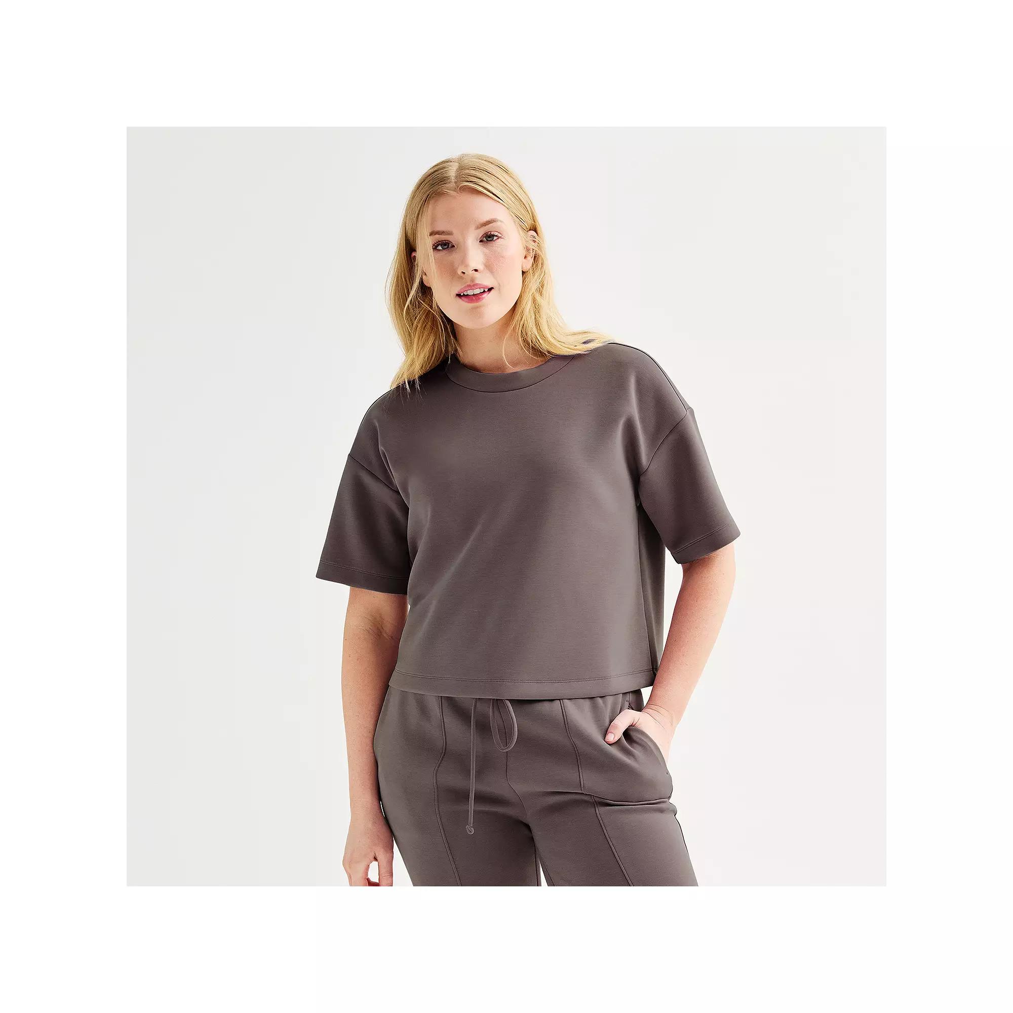 Women's FLX Solace Boxy Tee, Size: XL, Landon Purple Product Image