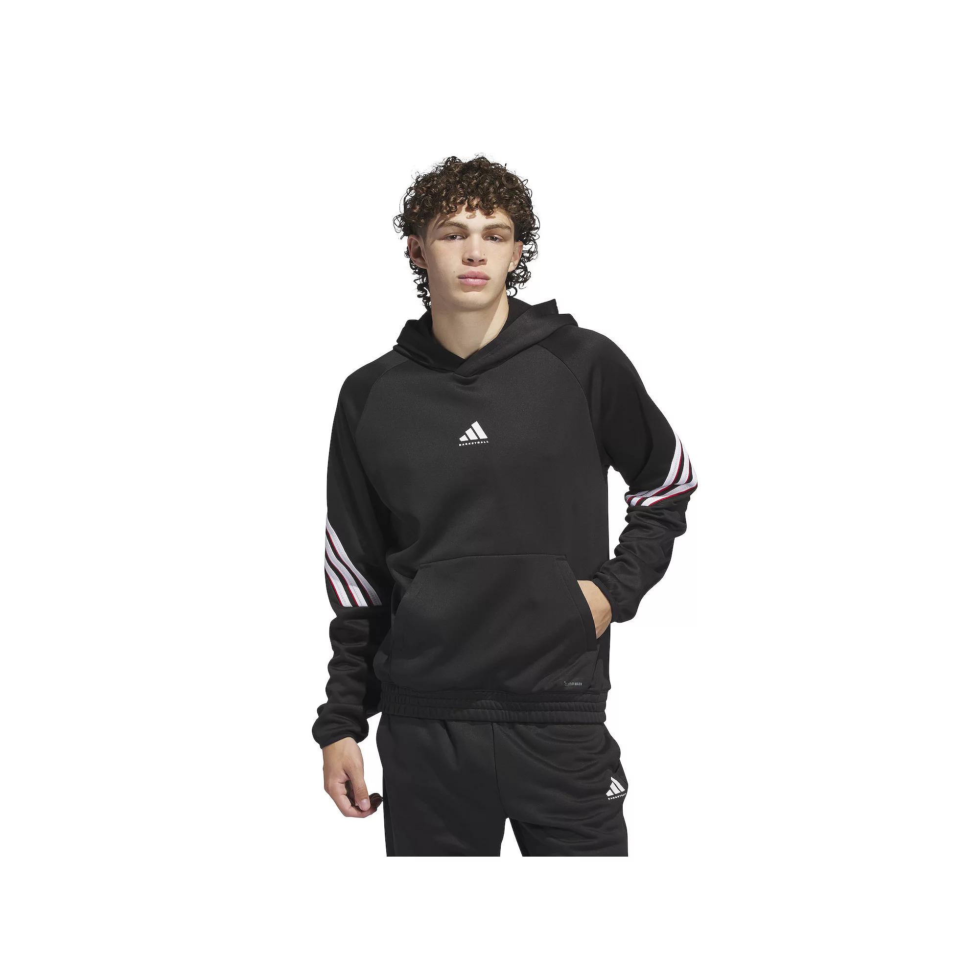 Men's adidas Select Foundation Fleece Basketball Hoodie,  Product Image