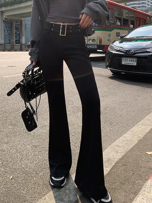 Street Flare Leg Pants Product Image