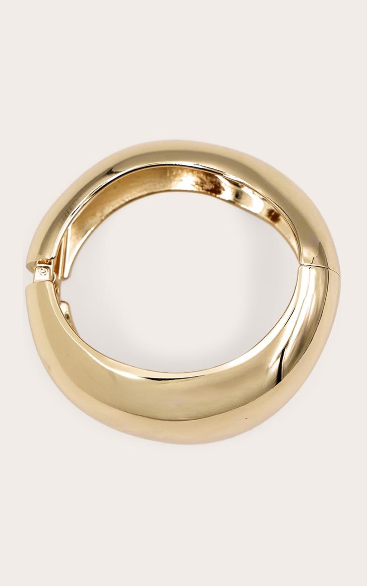 Gold Abstract Bangle Product Image