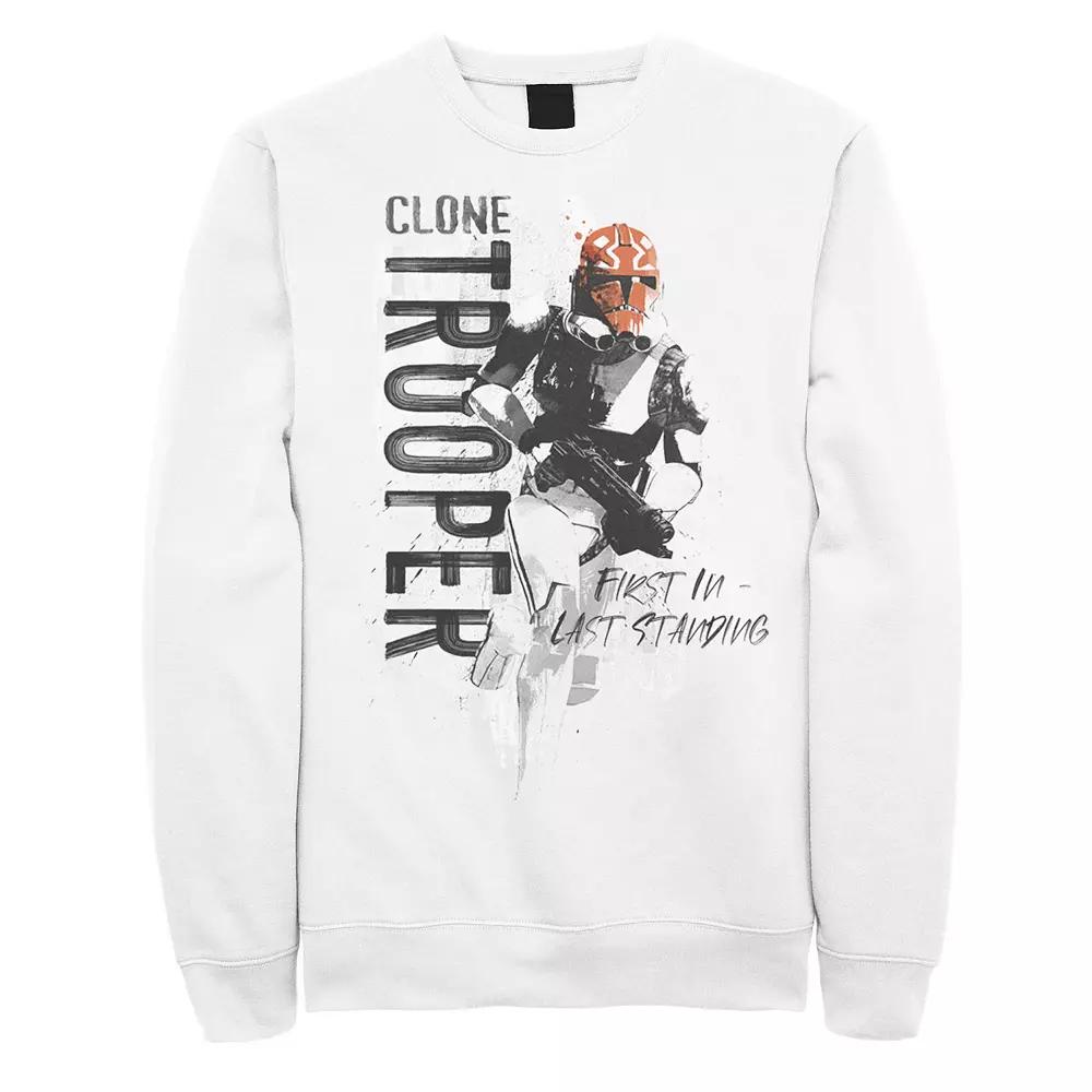 Men's Star Wars The Clone Wars Trooper Painted Sweatshirt,  Product Image