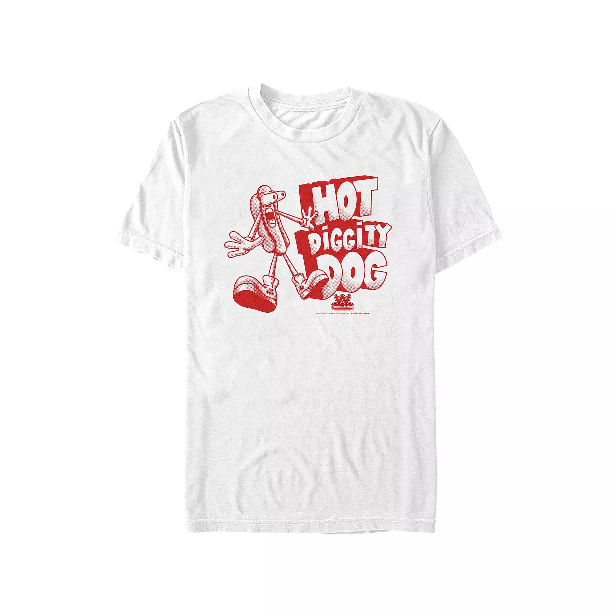 Men's Wienerschnitzel Hot Diggity Dog Graphic Tee,  Product Image