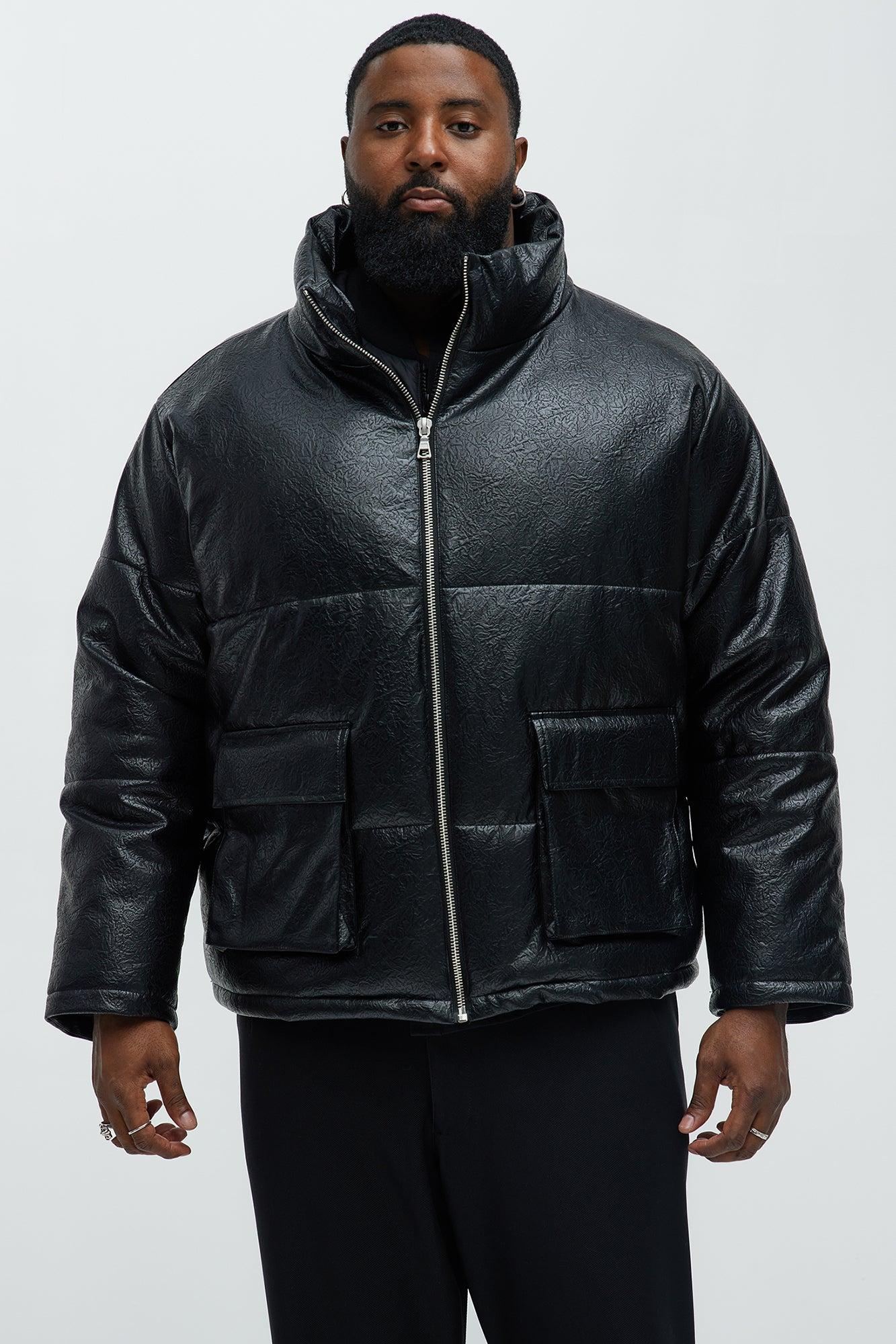 Stunt So Hard Puffer Jacket - Black Male Product Image
