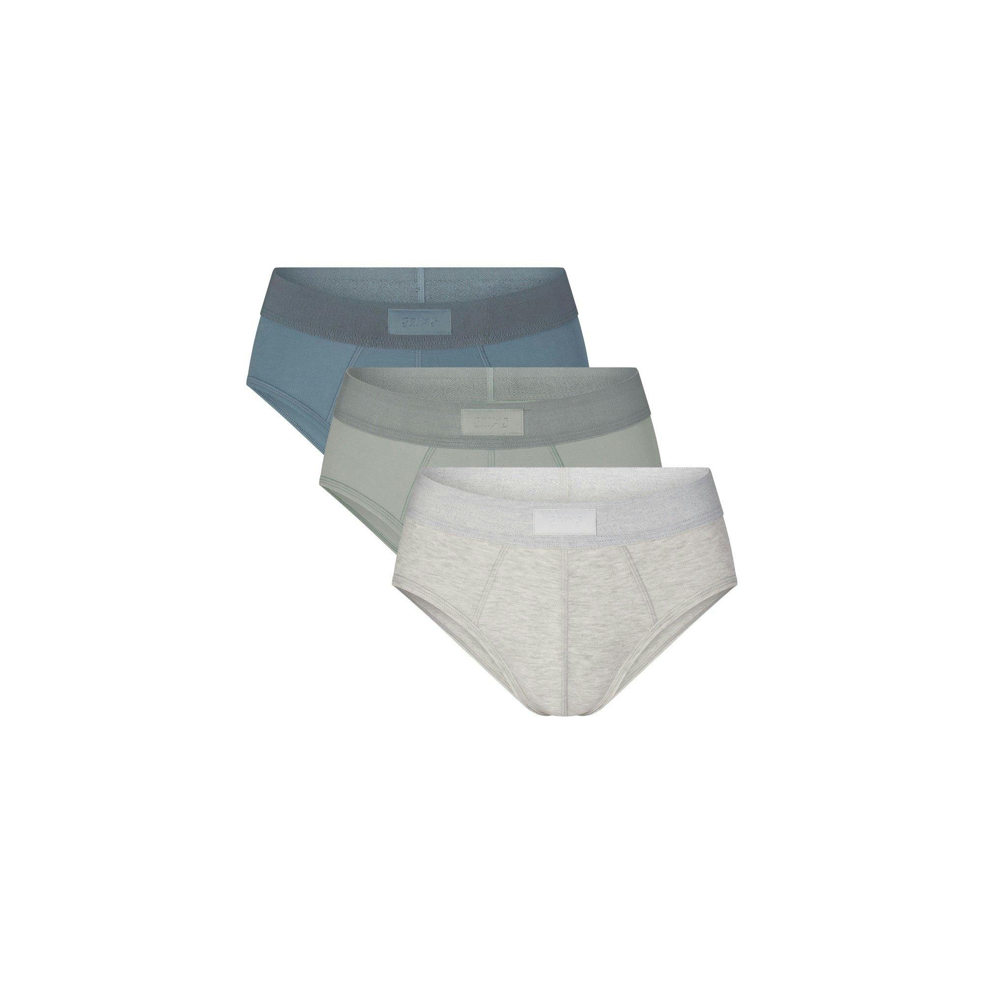SKIMS COTTON MENS BRIEF 3-PACK | MINERAL MULTI Product Image